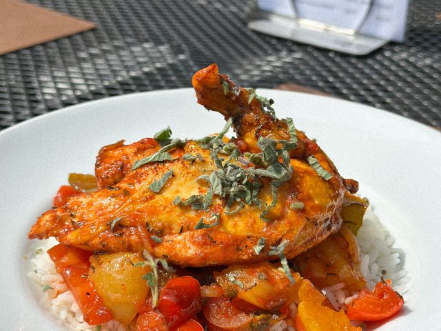 Le Restaurant du Golf de Strasbourg Poulet façon basquaise